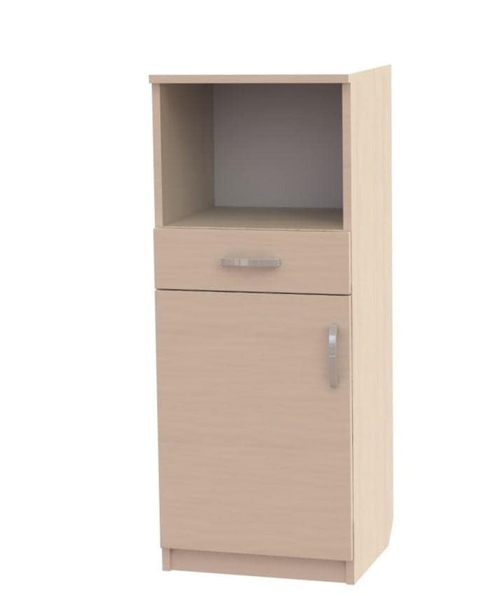 Пенал-секція середня для книг РОЗКОМ, з нішею, розмір 400х380х1200 мм